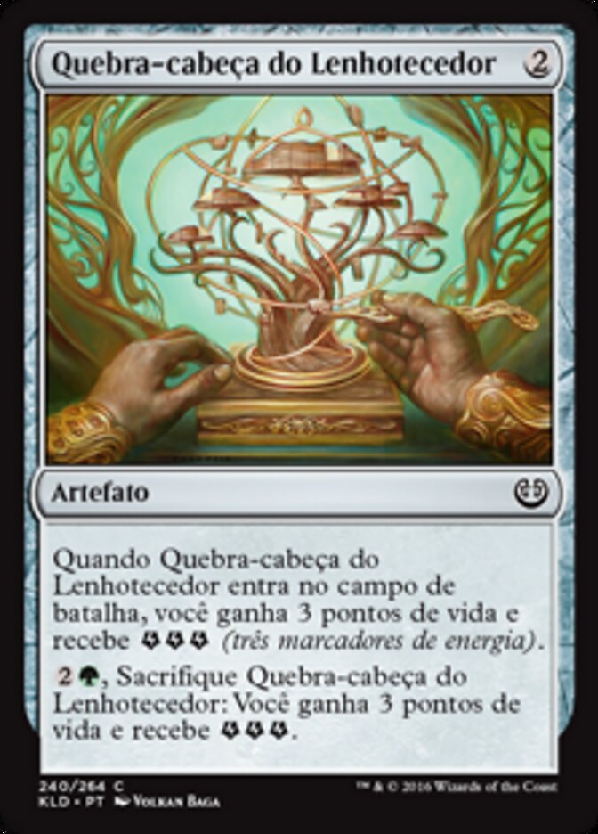 Quebra-cabeça do Lenhotecedor