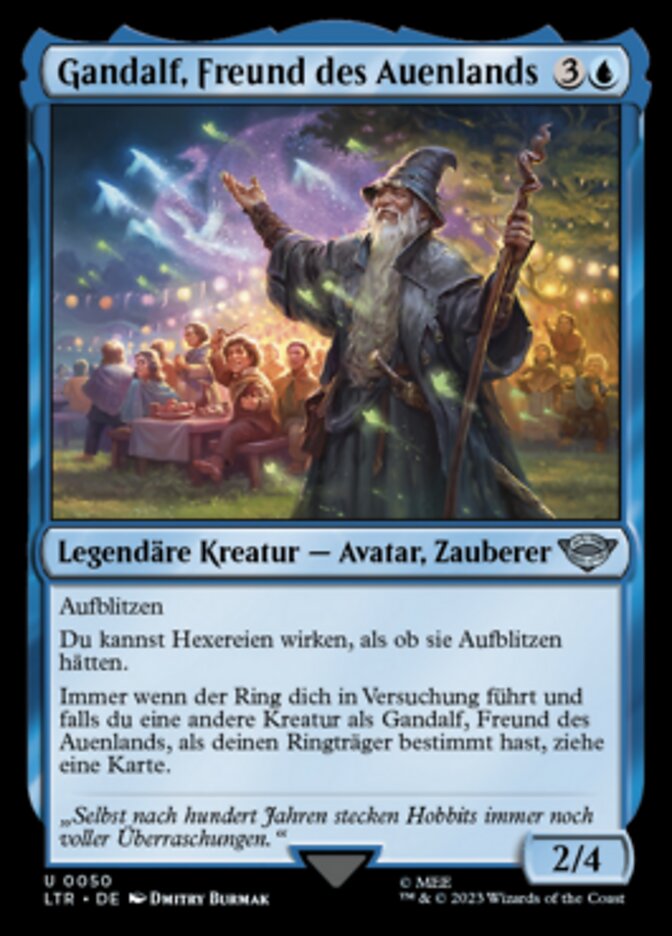 Gandalf, Freund des Auenlands