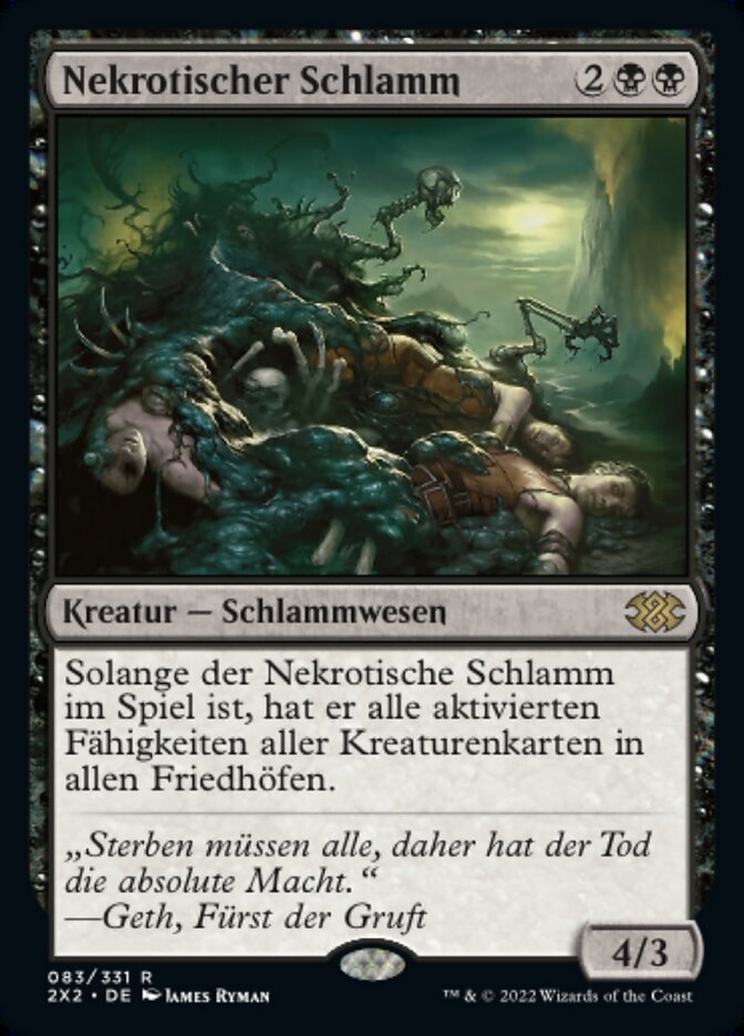 Nekrotischer Schlamm