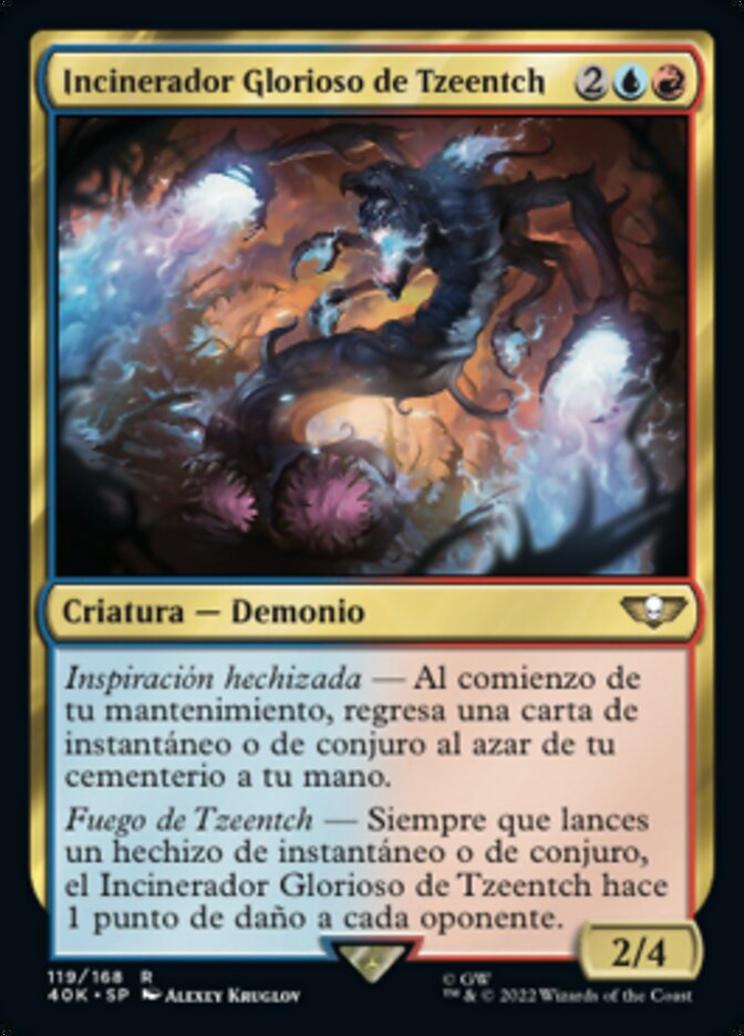 Incinerador Glorioso de Tzeentch
