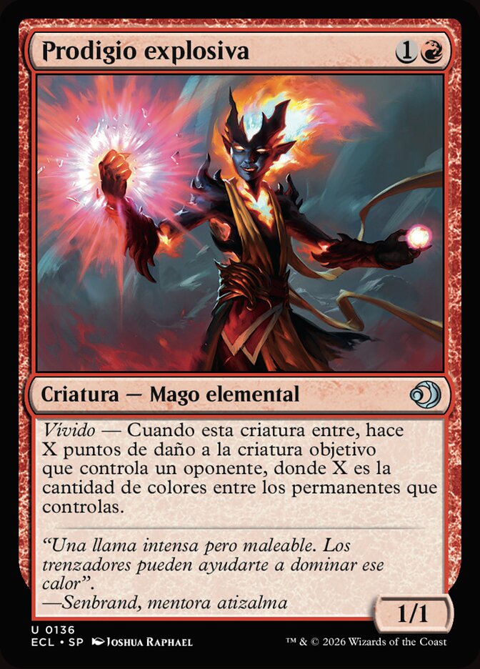Prodigio explosiva