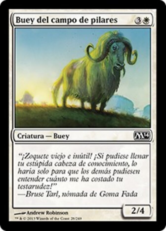 Buey del campo de pilares