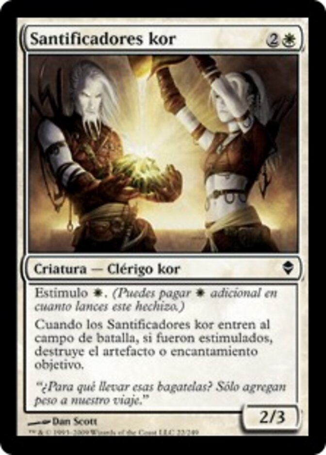 Santificadores kor