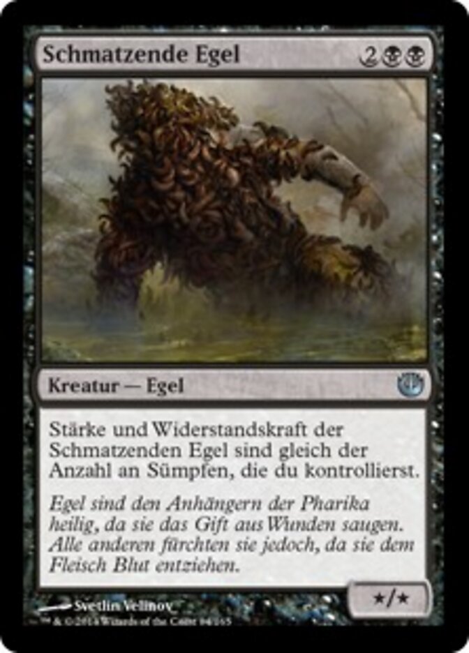 Schmatzende Egel