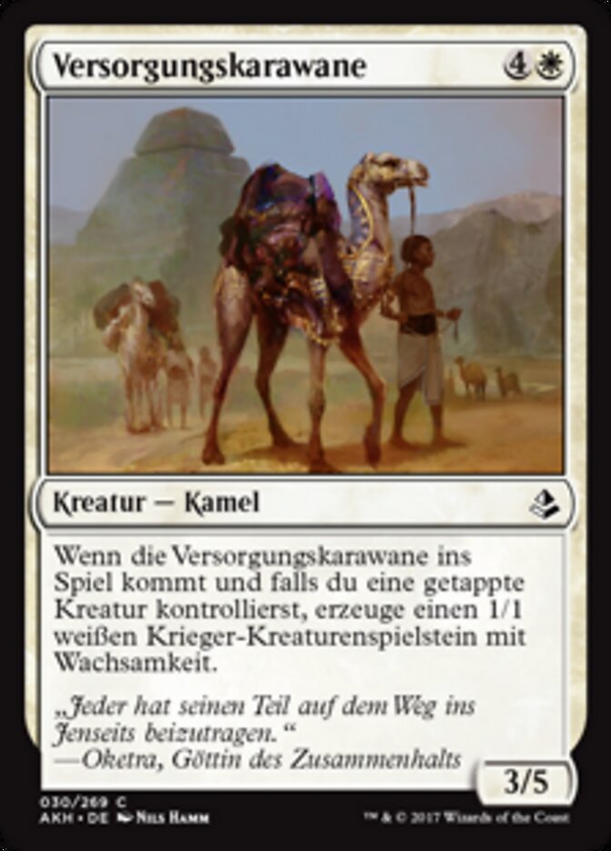 Versorgungskarawane