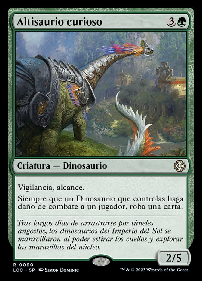 Altisaurio curioso