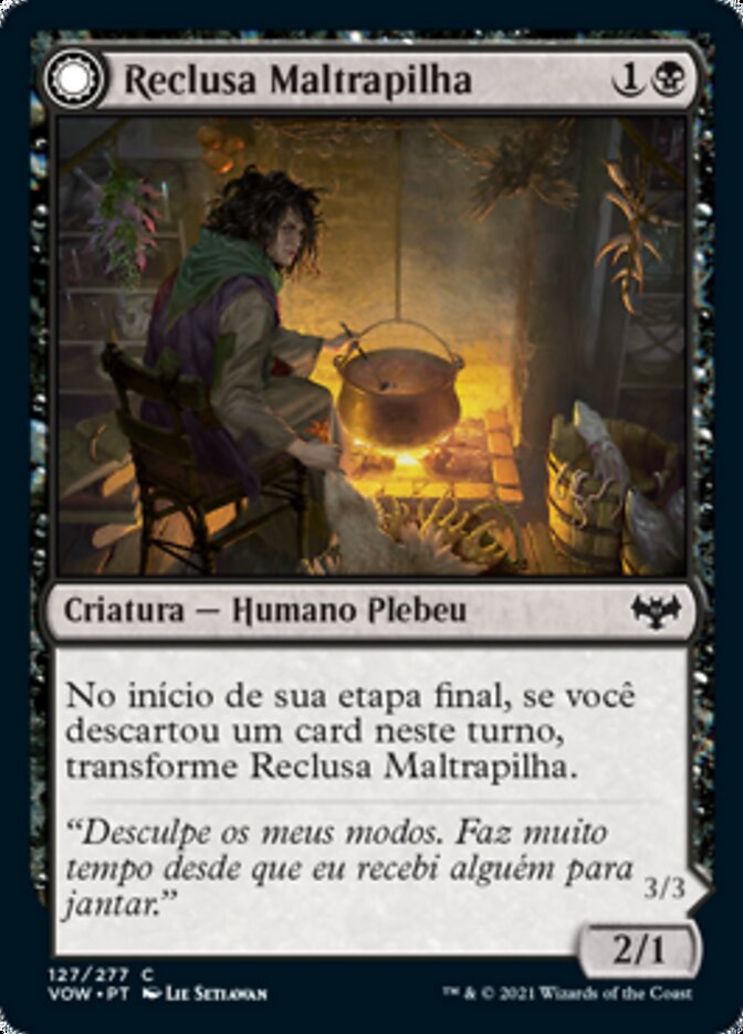 Ragged Recluse // Odious Witch