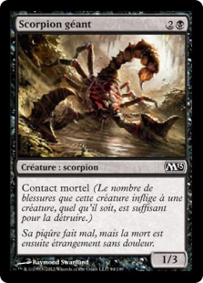 Scorpion géant