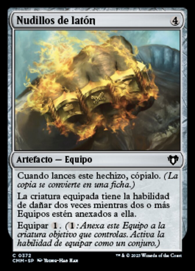 Nudillos de latón