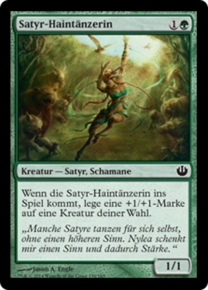 Satyr-Haintänzerin