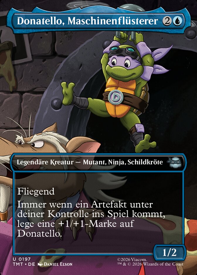 Donatello, Maschinenflüsterer
