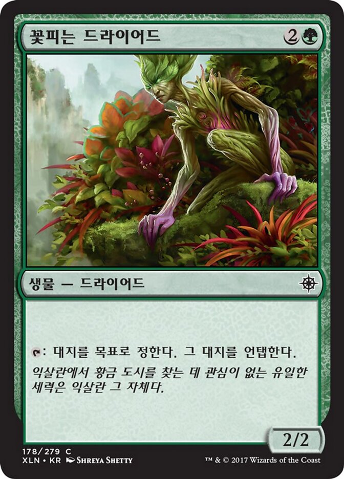 꽃피는 드라이어드