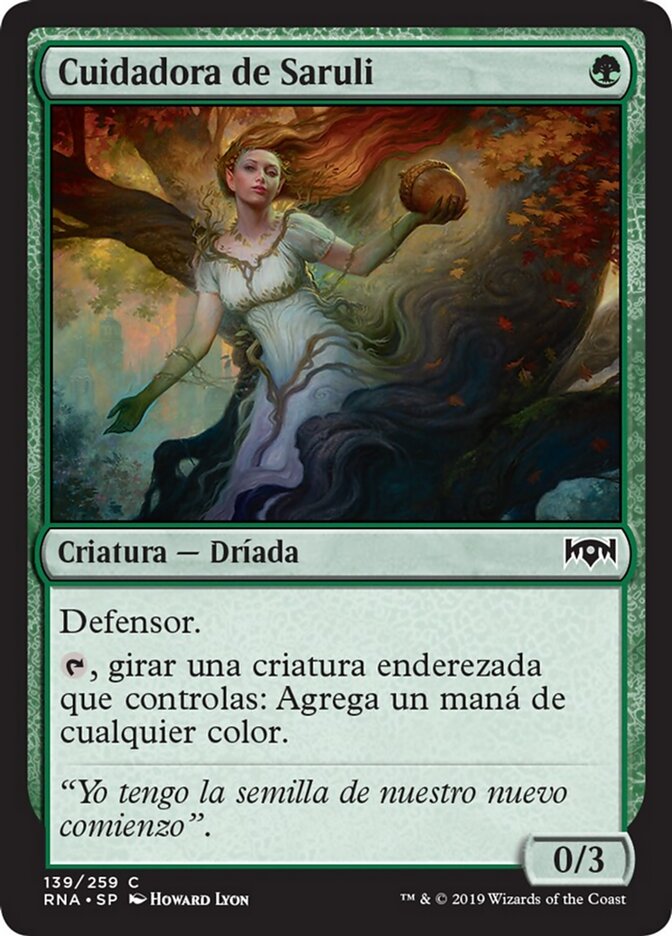 Cuidadora de Saruli