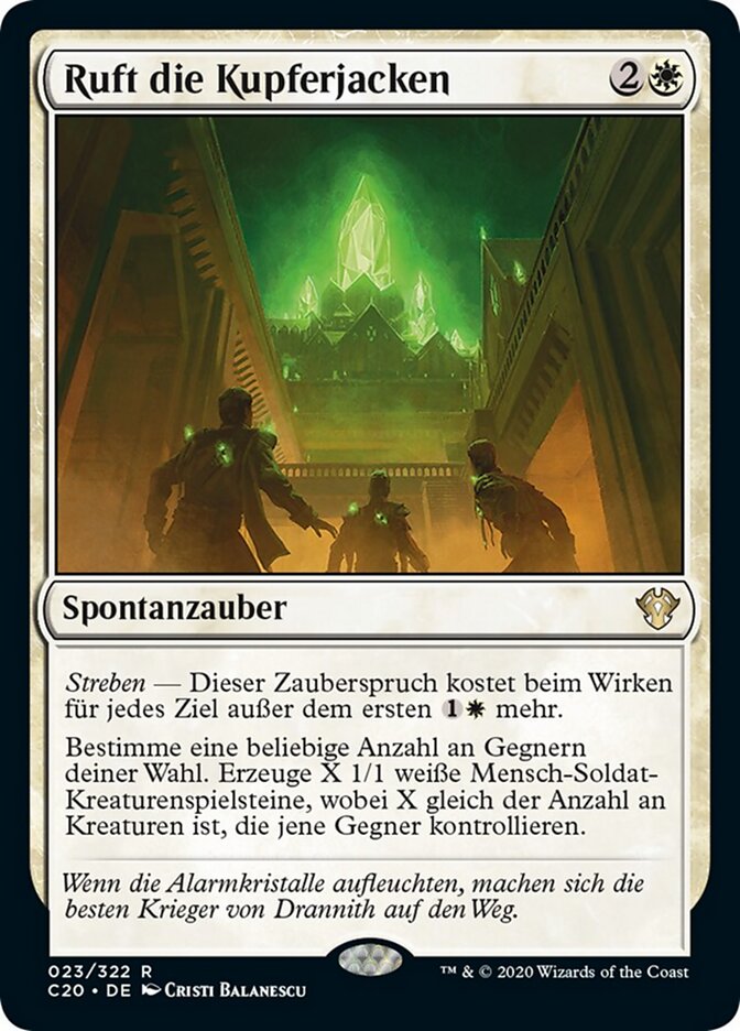 Ruft die Kupferjacken
