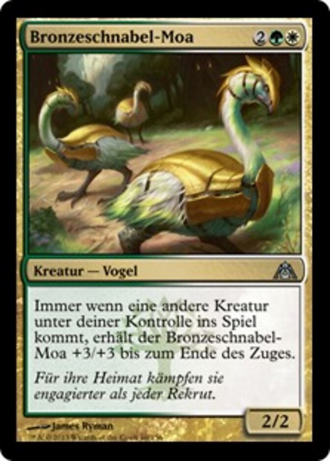 Bronzeschnabel-Moa