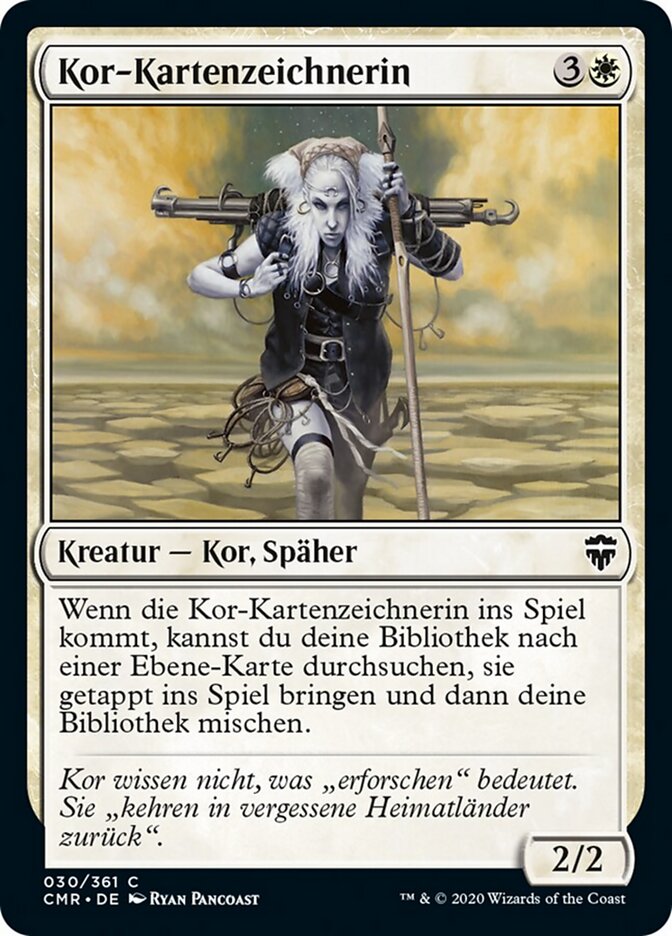 Kor-Kartenzeichnerin