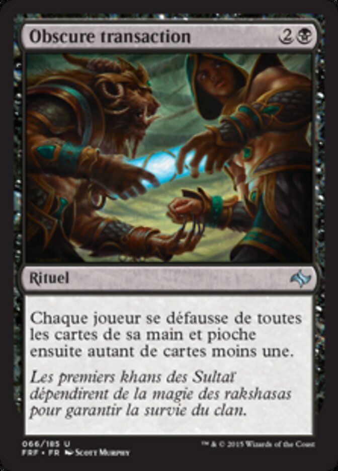 Obscure transaction