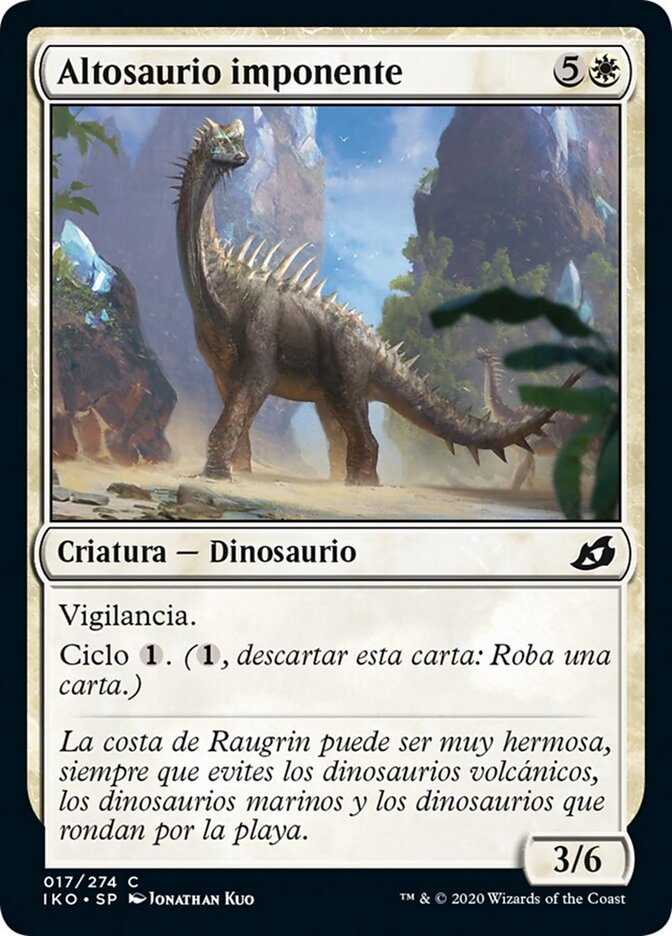 Altosaurio imponente