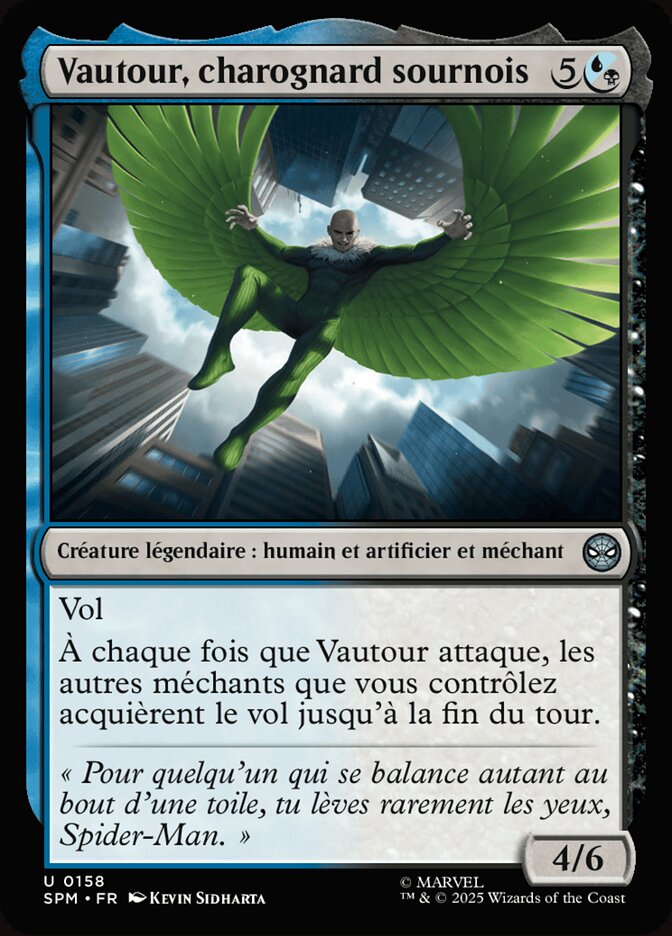 Vautour, charognard sournois