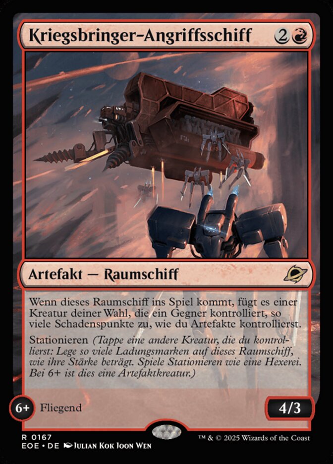 Kriegsbringer-Angriffsschiff