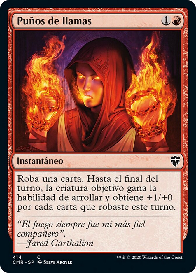 Puños de llamas