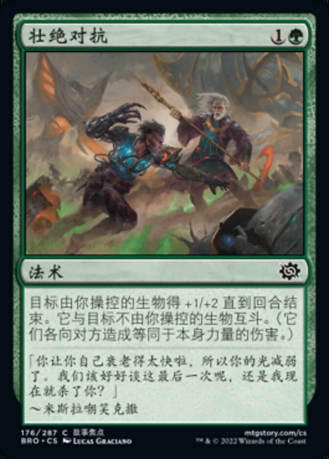 壮绝对抗
