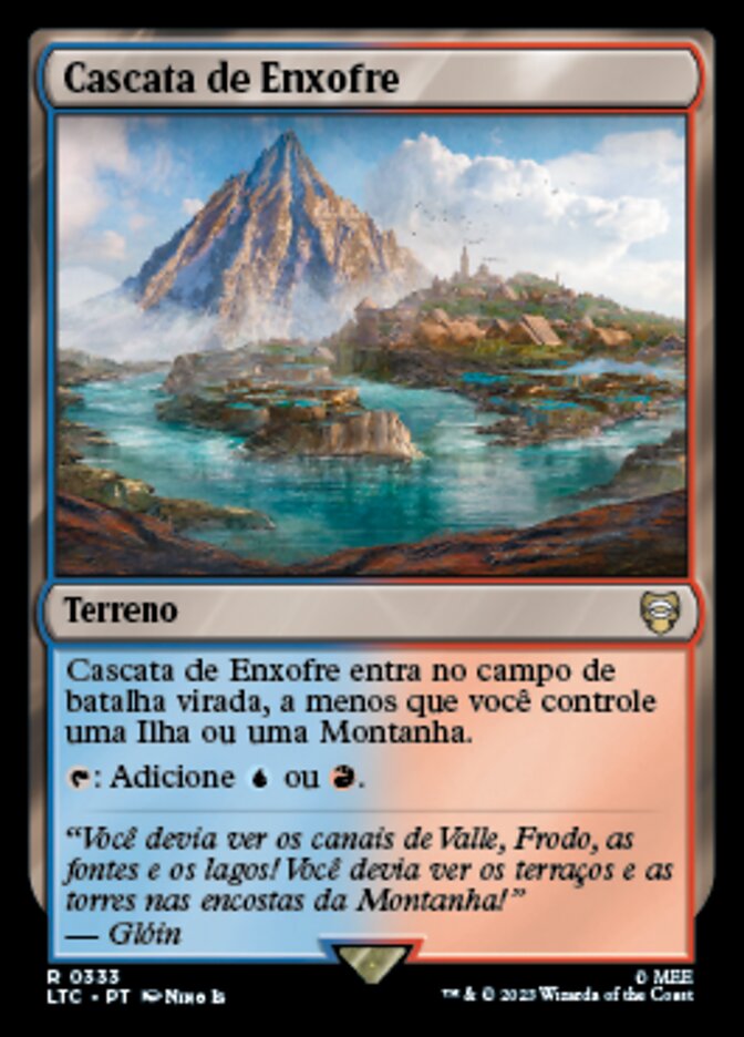 Cascata de Enxofre