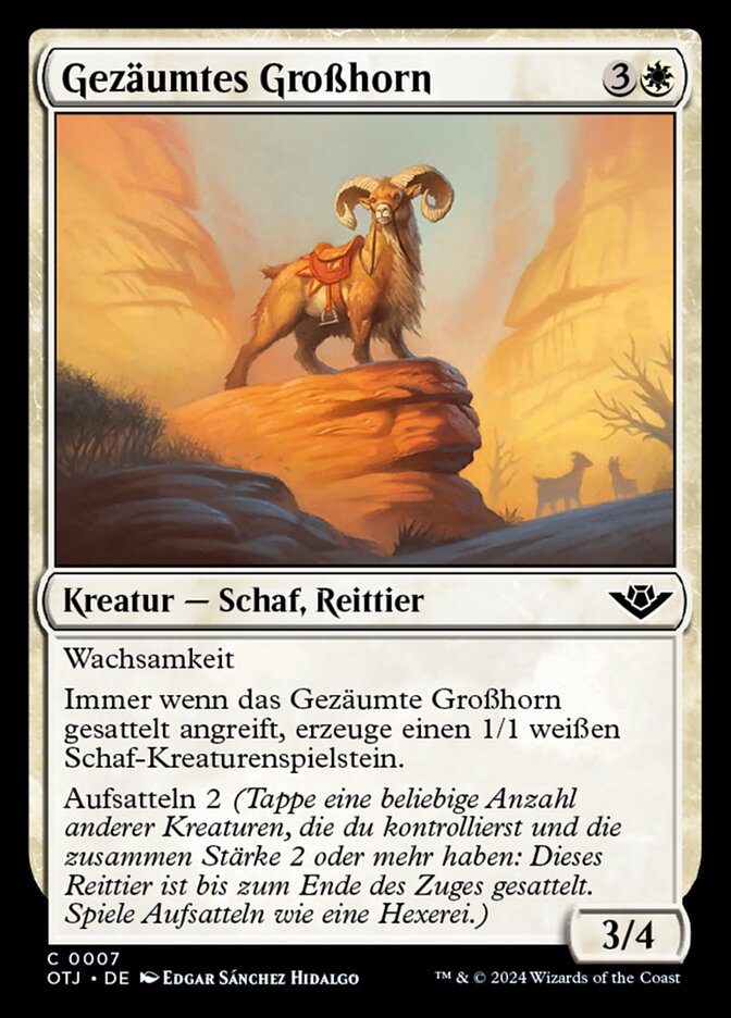 Gezäumtes Großhorn