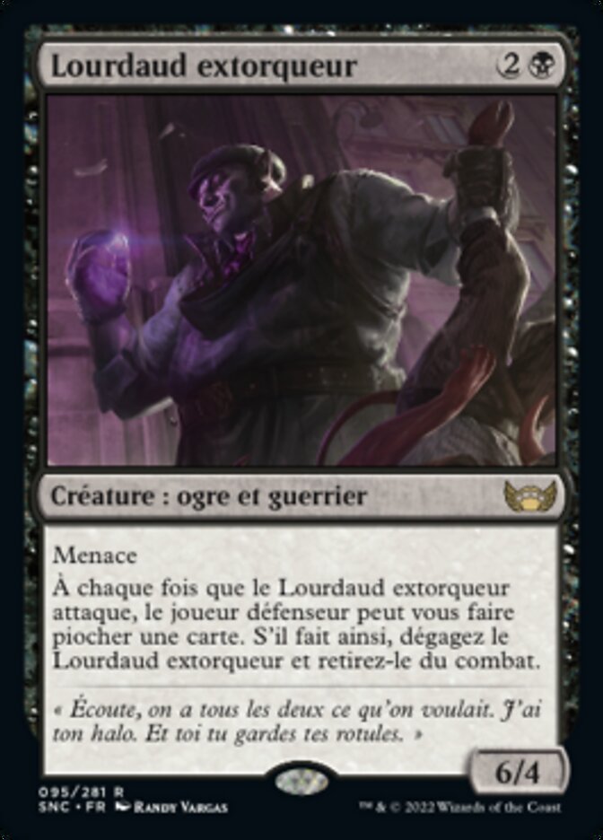 Lourdaud extorqueur