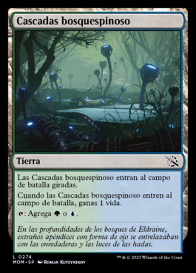 Cascadas bosquespinoso
