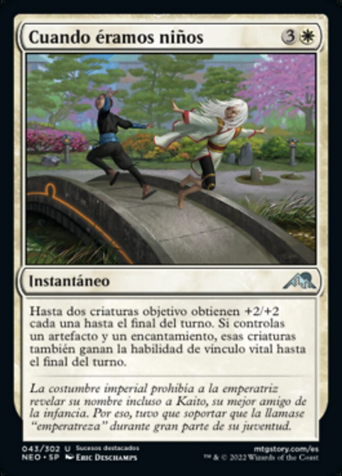 Cuando éramos niños