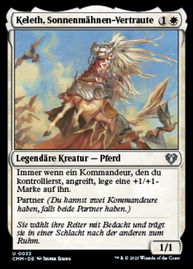 Keleth, Sonnenmähnen-Vertraute