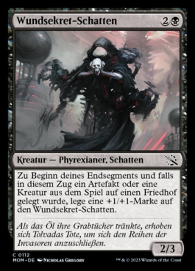 Wundsekret-Schatten