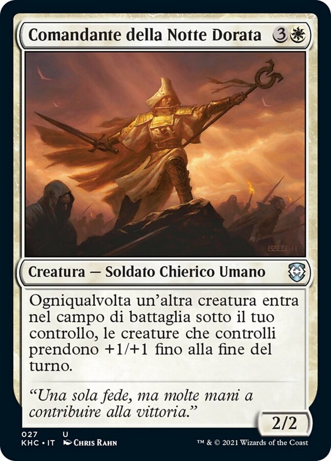 Comandante della Notte Dorata