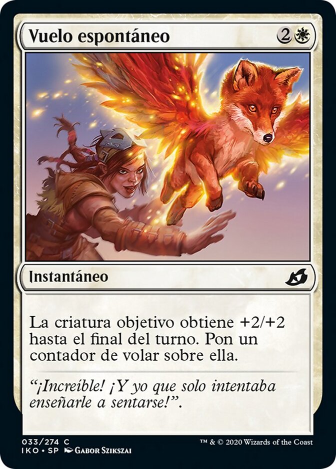 Vuelo espontáneo