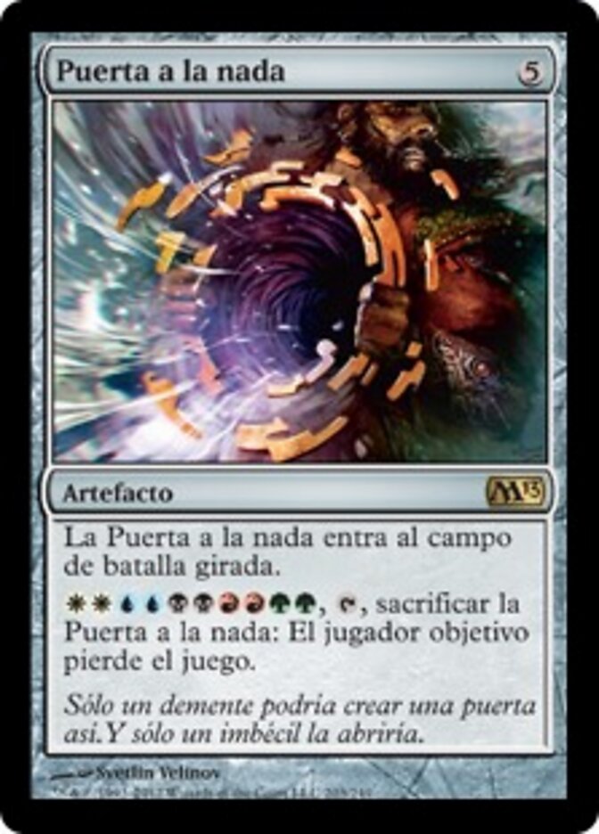 Puerta a la nada