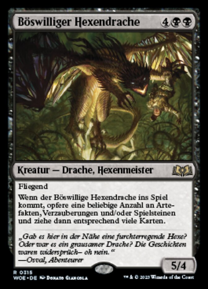 Böswilliger Hexendrache
