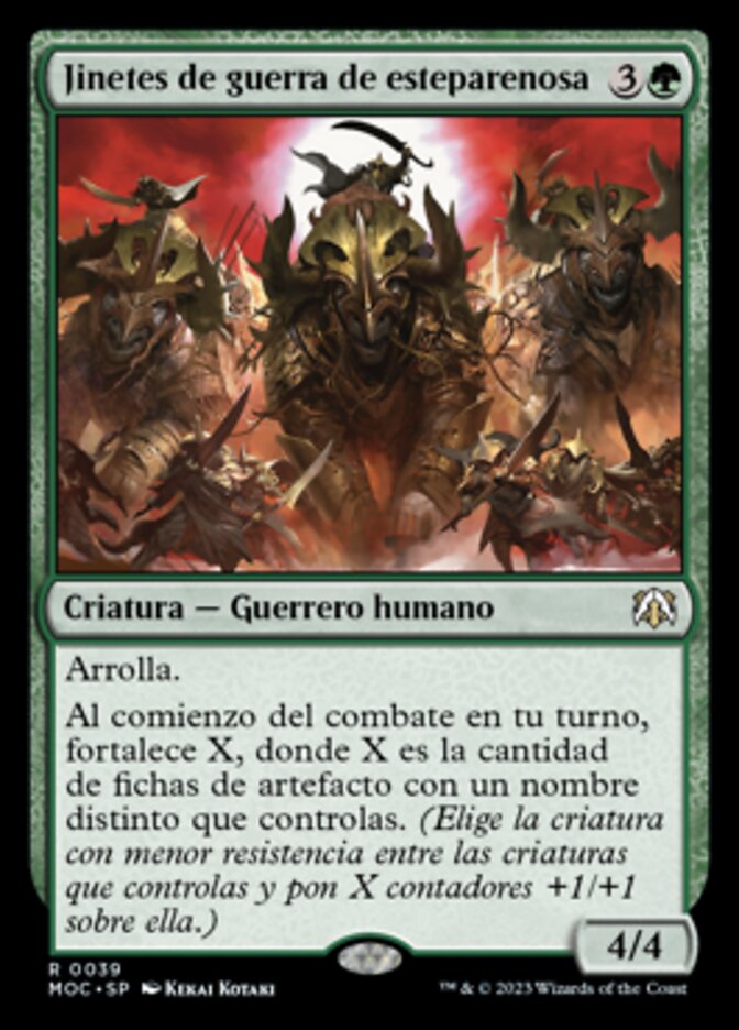 Jinetes de guerra de esteparenosa