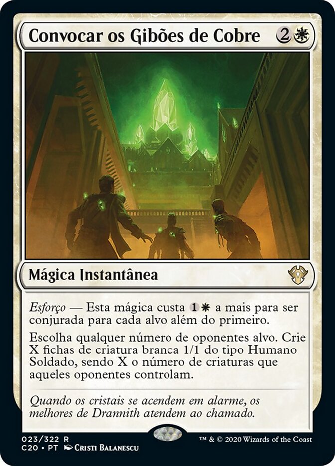 Convocar os Gibões de Cobre