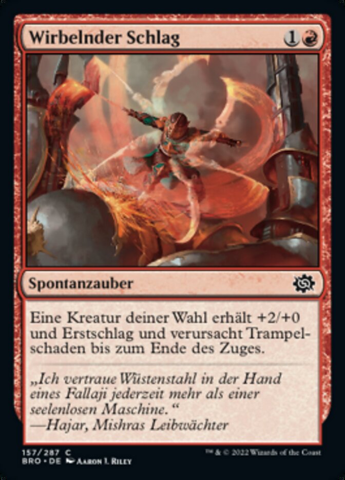 Wirbelnder Schlag