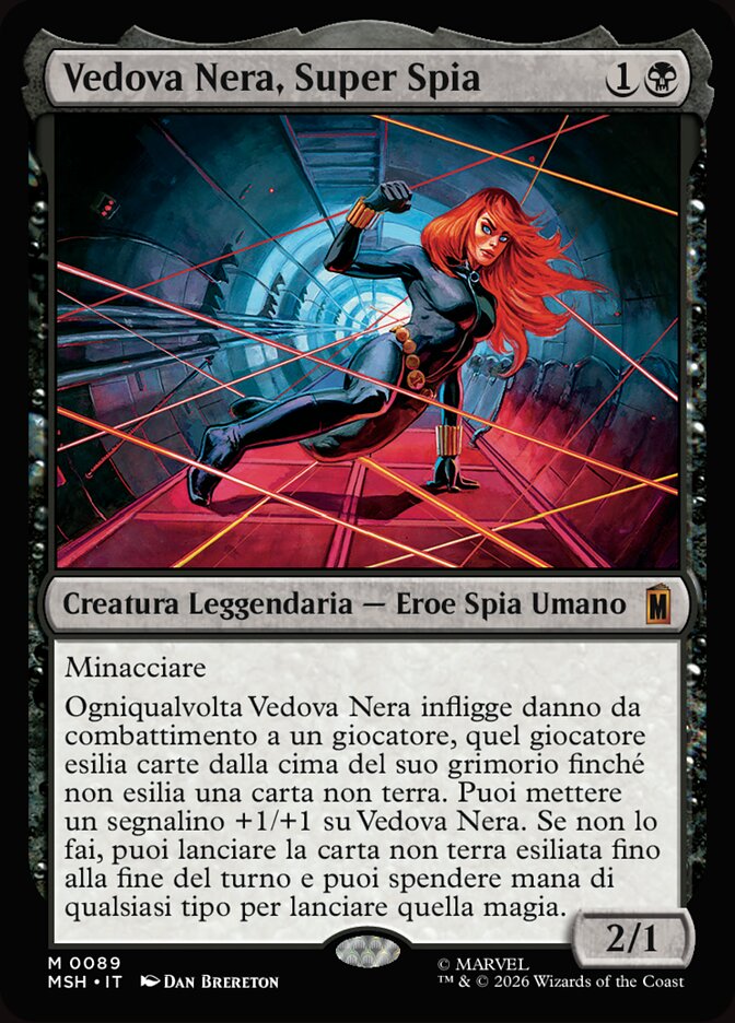 Vedova Nera, Super Spia