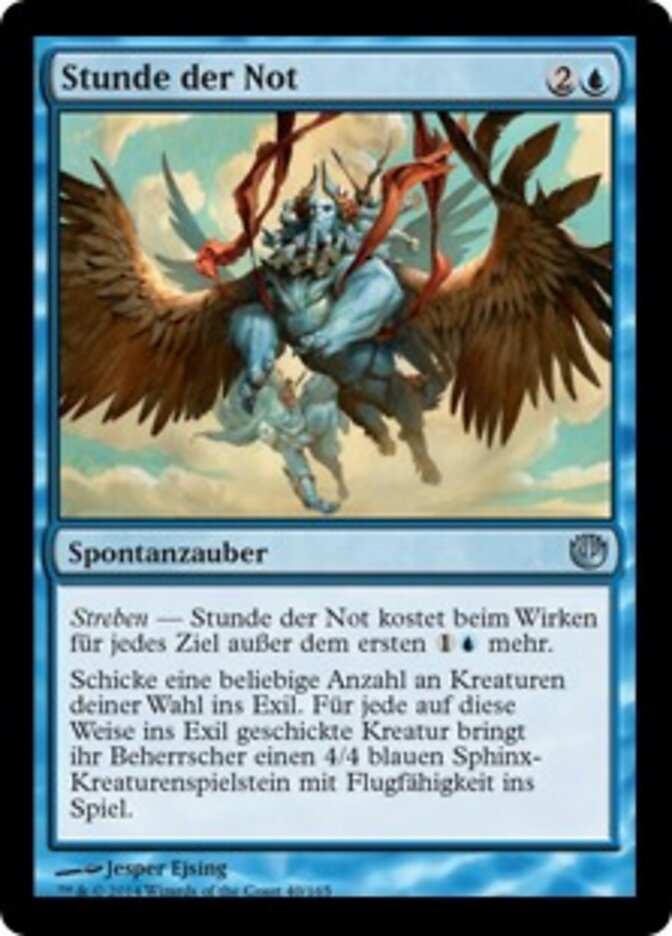 Stunde der Not