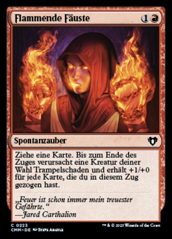 Flammende Fäuste