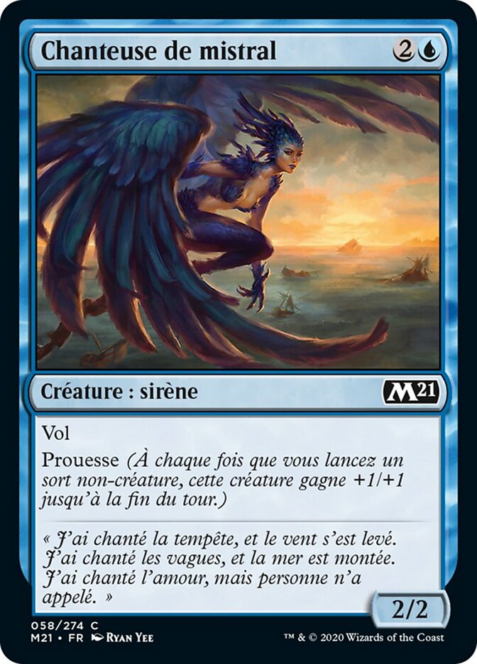 Chanteuse de mistral