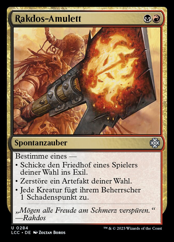 Rakdos-Amulett