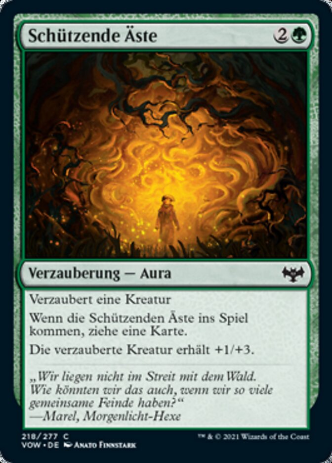 Schützende Äste