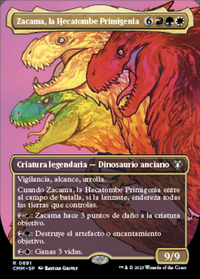 Zacama, la Hecatombe Primigenia