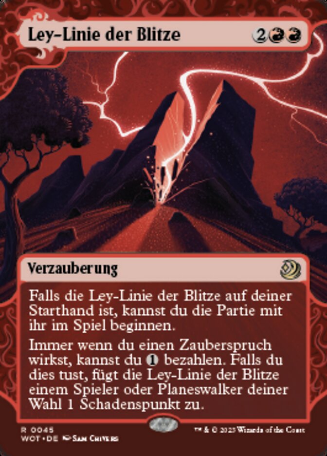 Ley-Linie der Blitze