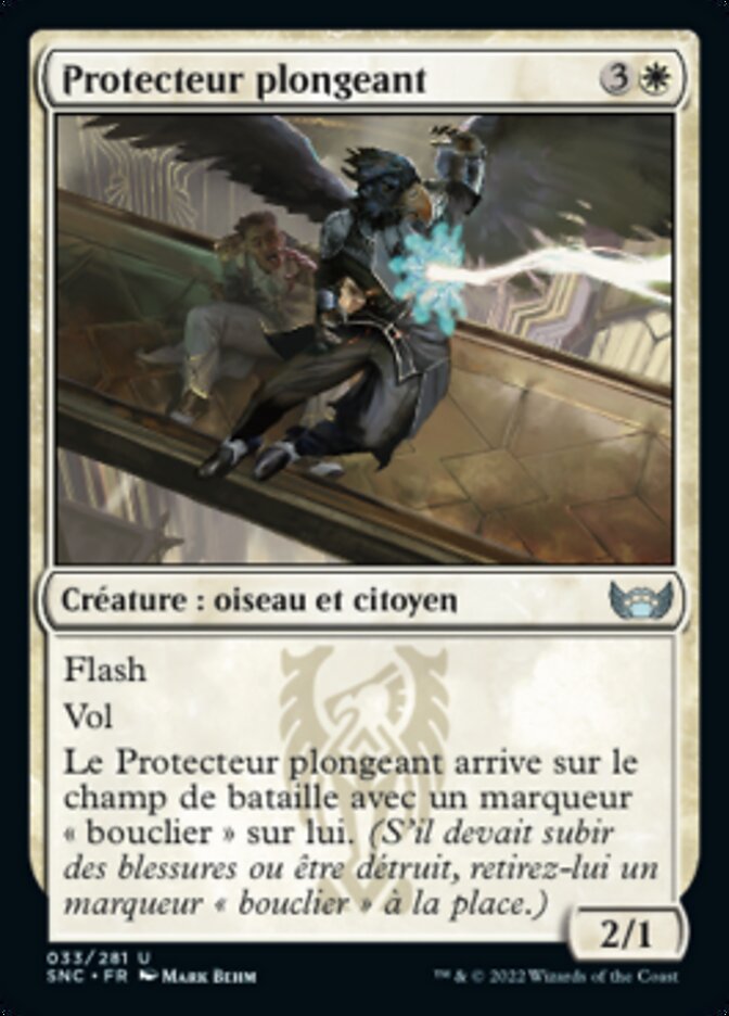 Protecteur plongeant