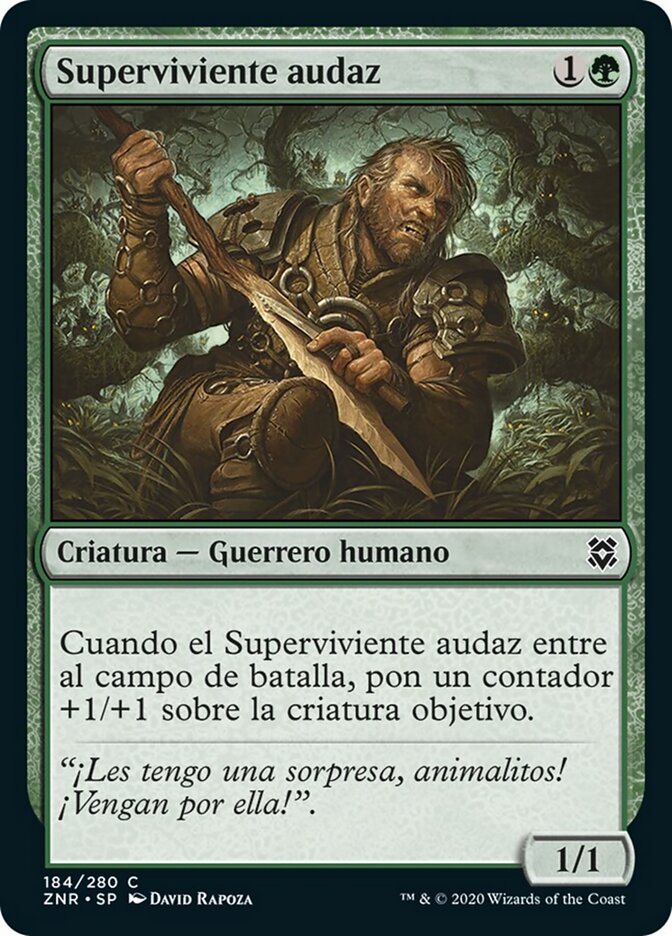 Superviviente audaz